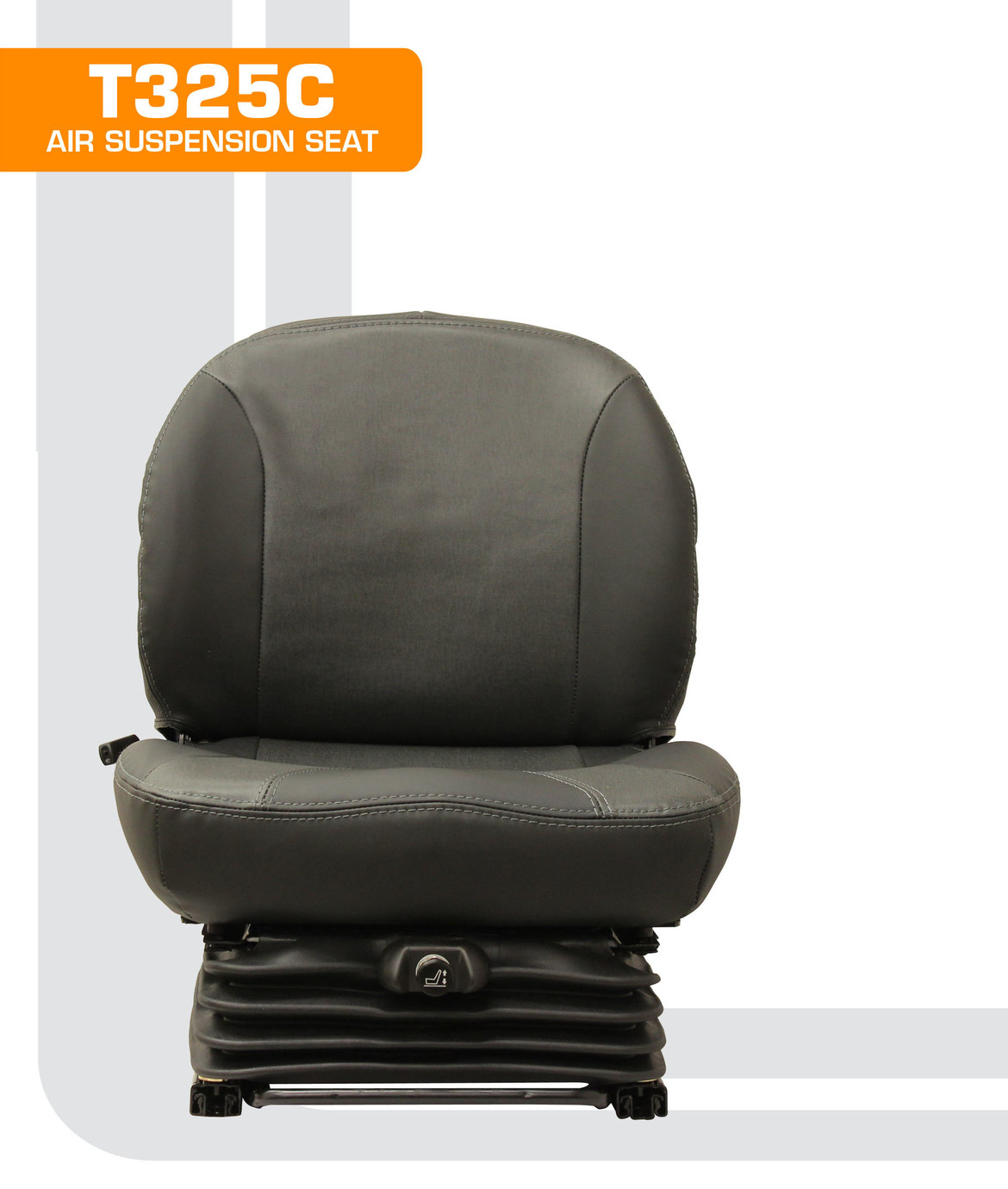T325C Low Back Low Profile Air Suspension Seat
