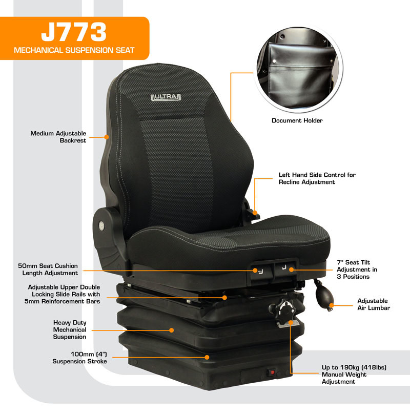 J773 Mechanical Suspension Seat