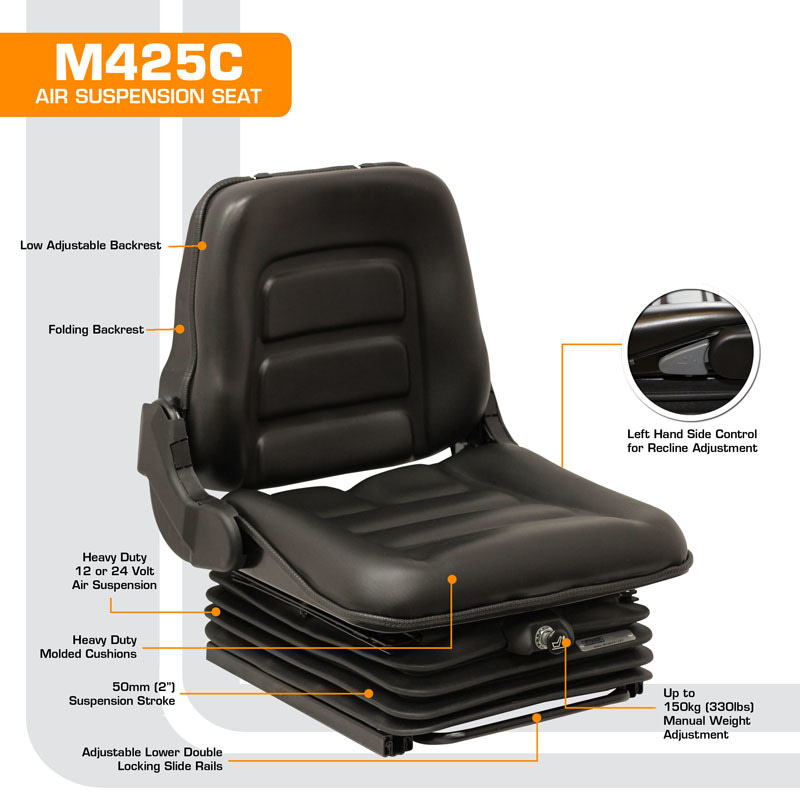 M425C Low Profile Air Suspension Seat